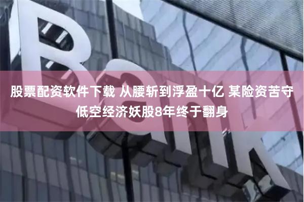 股票配资软件下载 从腰斩到浮盈十亿 某险资苦守低空经济妖股8年终于翻身